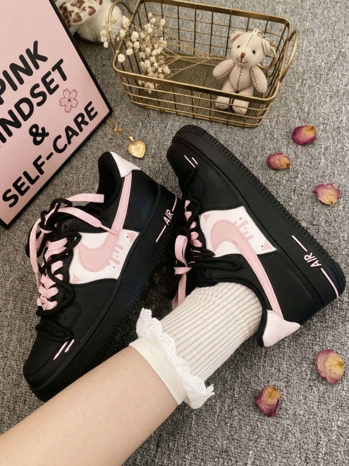 黑粉配色也太甜酷了吧